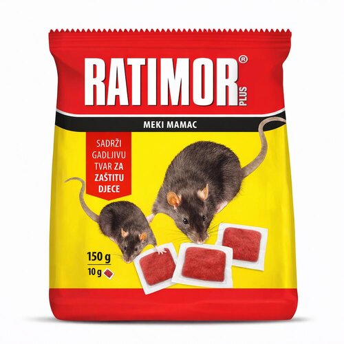 Ratimor Za&scaron;tita od glodavaca Plus Bromadiolon mm 150 gr duplex Cijene