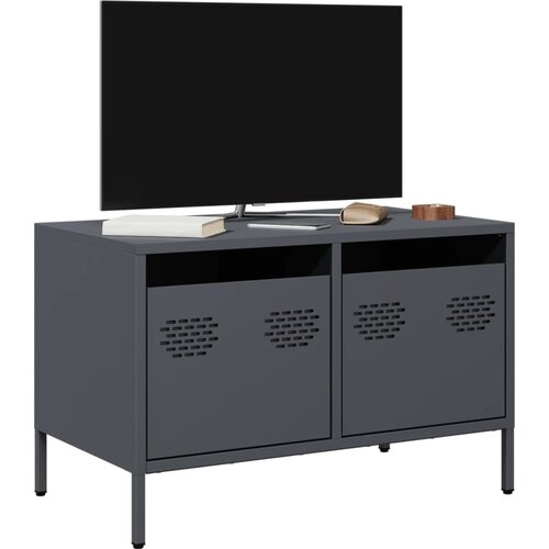 TV ormarić antracit 68x39x43,5 cm hladno valjani čelik Cijene