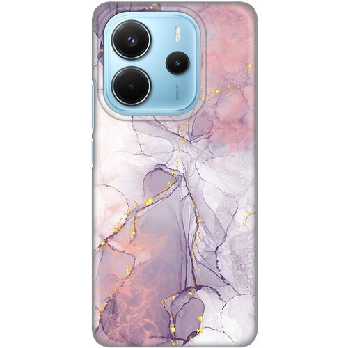  Maska za telefon Silikonska Print za Xiaomi Redmi Note 14 4G Pink Marble Cene