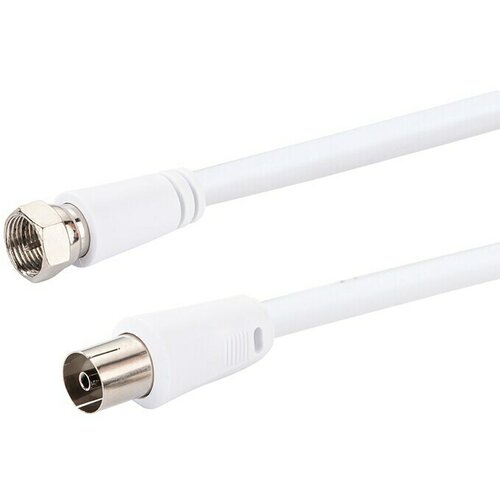 SCHWAIGER Kabel adaptera (F utikač, IEC utičnica, Bijele boje, &amp;gt; 75 dB) Slike