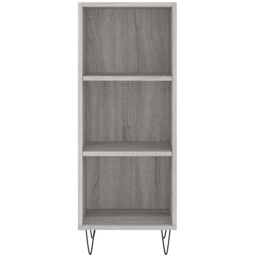 VidaXL Visoka komoda siva sonome 34 5x34x180 cm od konstruiranog drva Slike