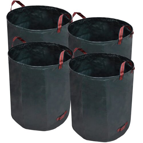 vidaXL Temno zelena vrtna vreča za odpadke 4 kosi 272 L 150 g / m², (20746323) Cene