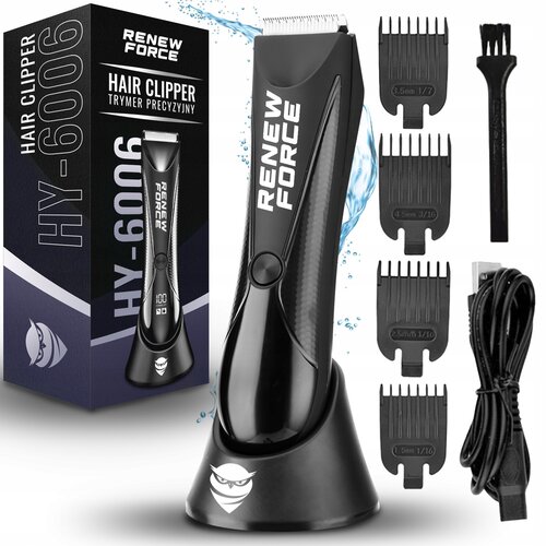  Set LCD vodoodporen aku. brivnik in strižnik za lase in brado LCD prirezovalnik USB Cene