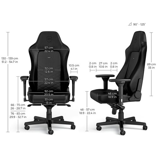 NOBLECHAIRS HERO Gaming stolica crna Cene