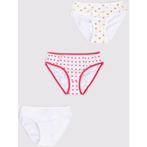 Yoclub Kids's Cotton Girls' Briefs Underwear 3-Pack BMD-0037G-AA20-002 Slike