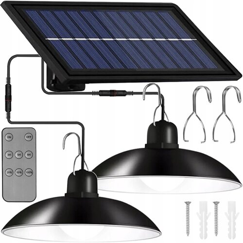  2x solarno viseće 80W LED svjetiljke hladno bijelo 3600mAh IP44 Cijene