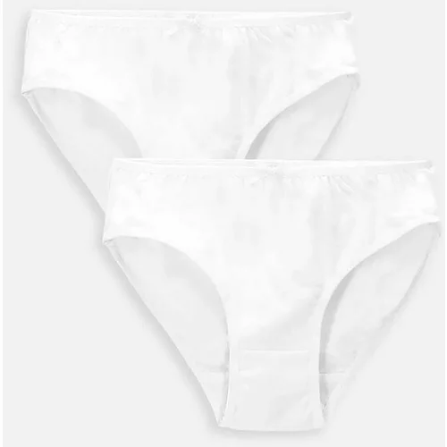 Coccodrillo Otroške spodnje hlače 2-pack bela barva