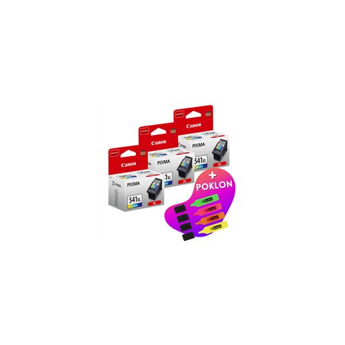 Canon Komplet tinta CL-541XL (boja), original, 3 komada + GRATIS POKLON Cijene