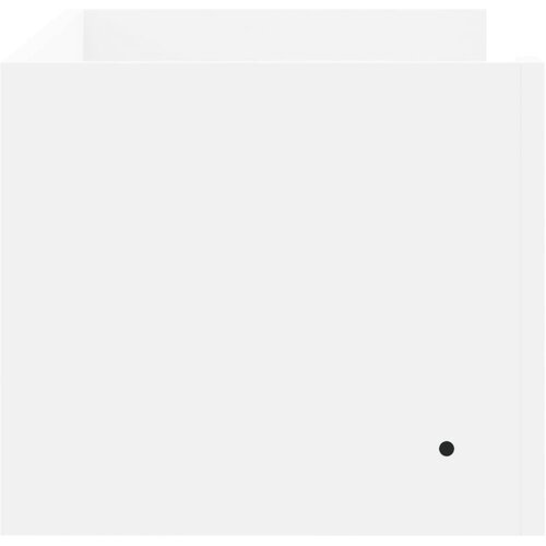  Zidna polica bijela 100 x 35 x 30,5 cm od konstruiranog drva Slike