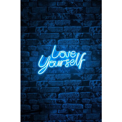 Atelier Del Sofa zidna LED dekoracija Love Yourself, IP67, 375 cm, 240 lm, 12V, Plava Slike