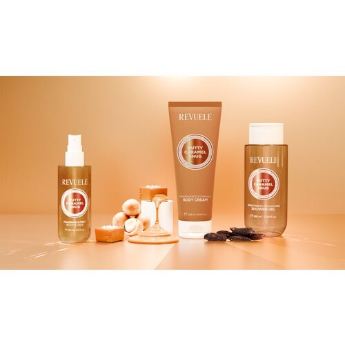Revuele Nutty Caramel Snug Fragranced Nourishing Shower Gel parfumirani gel za prhanje s hranilnim učinkom za ženske 400 ml Slike