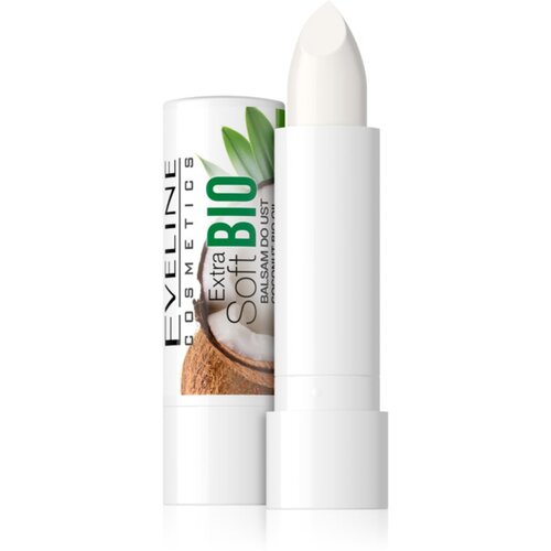 Eveline Cosmetics Extra Soft Bio Coconut hranilni balzam za ustnice 4 g Slike