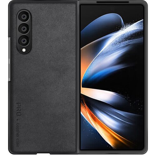  Shangsu Maska za mobilni telefon Samsung Galaxy Z Fold4, Crna Cene