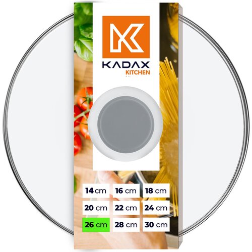 KADAX stekleni pokrov 26 cm univerzalni toplotno odporen pokrov za lonce in ponev, (5000551571) Cene