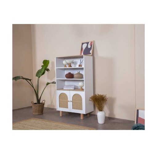 Hanah home polica za knjige bohem white oak Cene