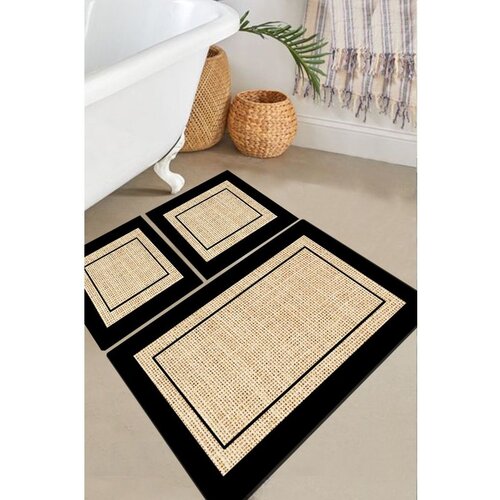  Regona - Beige Beige Bathmat Set (3 Pieces) Cene