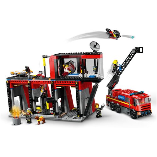 Lego Vatrogasna stanica Citi sa vatrogasnim vozilom Slike