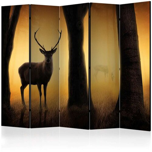  Paravan u 5 dijelova - Deer in his natural habitat II [Room Dividers] 225x172 Cijene