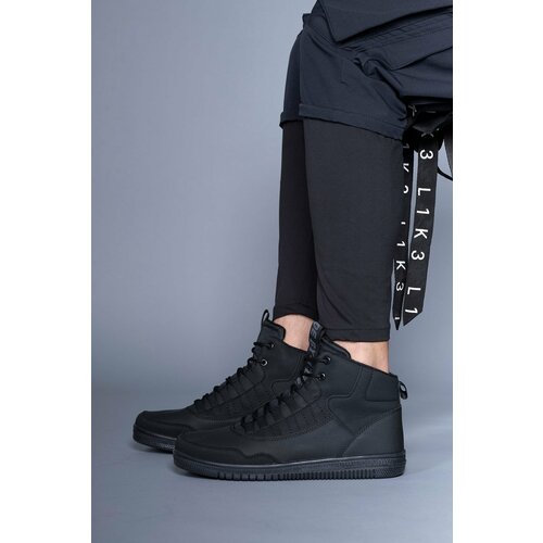 Riccon Black Men's Sneaker Boots Slike