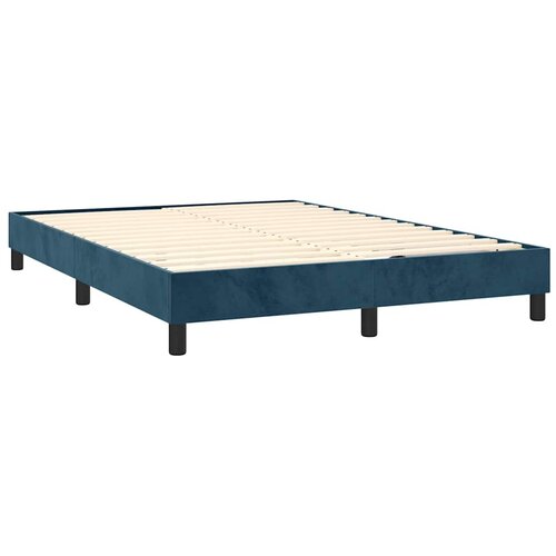  Okvir za krevet s oprugom tamnoplavi 140x190 cm bar&amp;scaron;unasti Slike