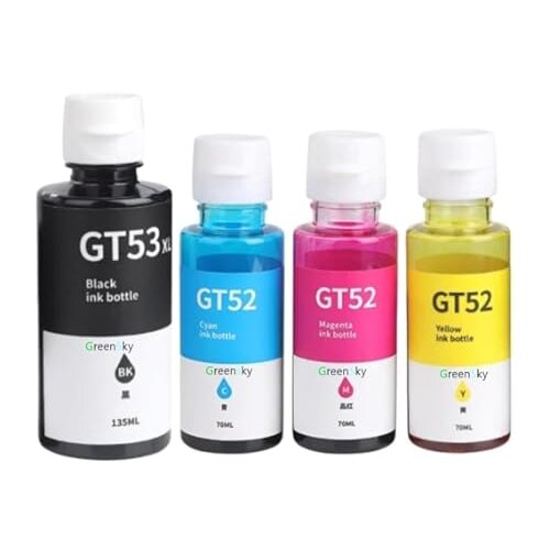  Črnilo za GT53 BK xl, HP GT52C, GT52M, GT52Y komplet črnil Cene