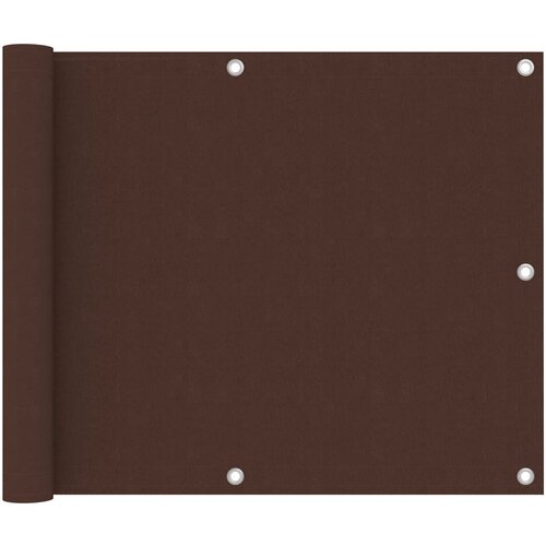 vidaXL balkonski zastor smeđi 75 x 400 cm od tkanine Oxford Cijene