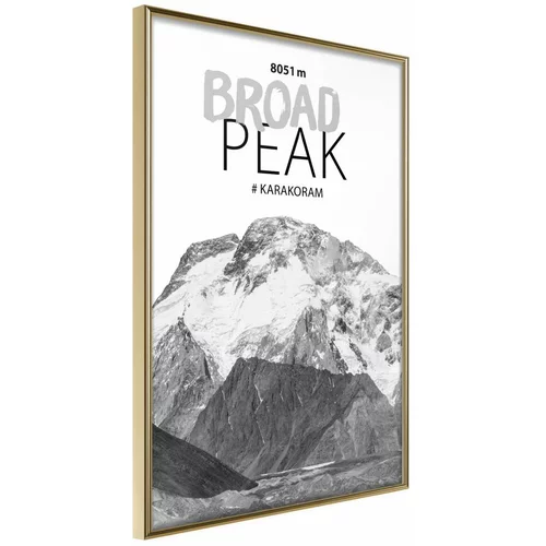  Poster - Peaks of the World: Broad Peak 20x30