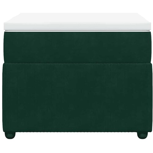 Box spring krevet s madracem tamnozeleni 90x200 cm bar&amp;scaron;unasti Slike
