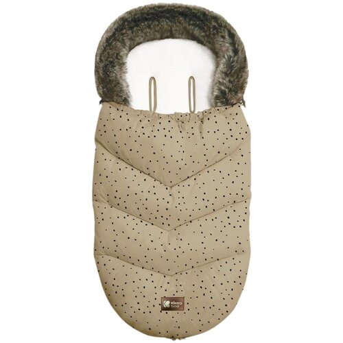  KikkaBoo Zimska navlaka za kolica Luxury Fur Dots beige Cene