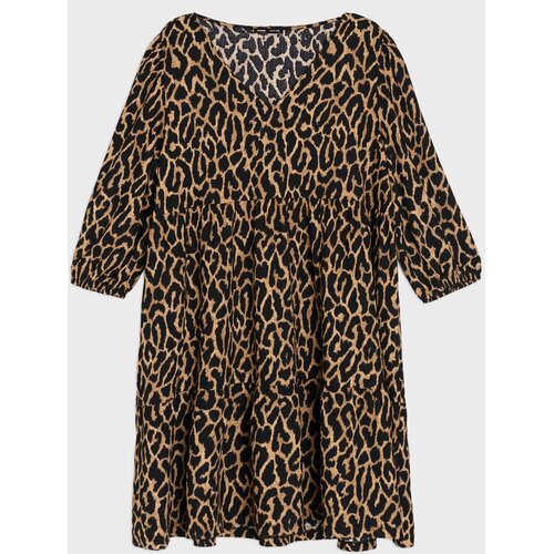 Sinsay Haljina s leopard uzorkom Plus Size Slike