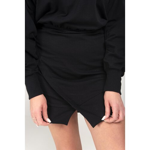 By o la la Black sweatshirt dress Slike