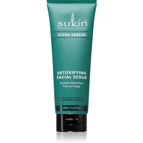 Sukin Super Greens gladilni piling za obraz za normalno do suho kožo 125 ml Slike