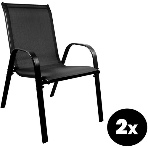 Aga Vrtna stolica 2 komada AGA MR4400BC-2 - crna Cijene