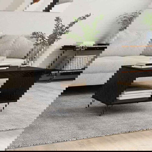 VidaXL Kava Stol Crni hrast 60 x 50 x 40 cm Konstruirano drvo Slike
