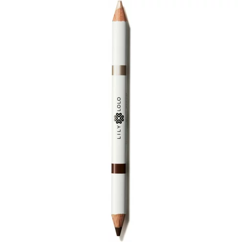 Lily Lolo Brow Duo Pencil svinčnik za obrvi odtenek Medium 1,5 g