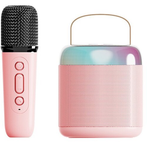 INF Y2 - vse-v-enem karaoke bluetooth zvočnik z mikrofonom pink, (21778834) Slike