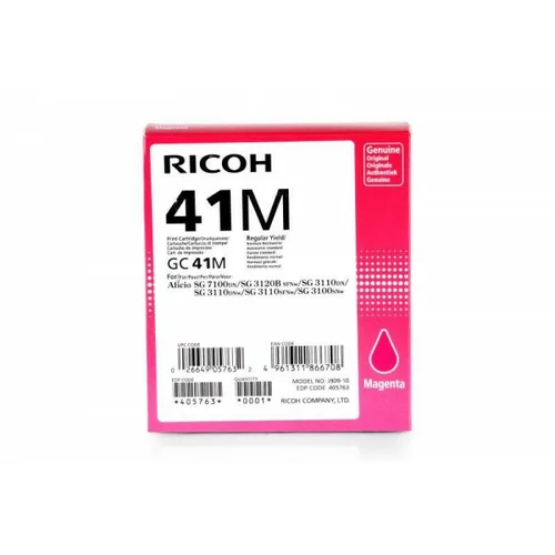 Ricoh Kartuša GC41M Magenta HC / 405763 / Original