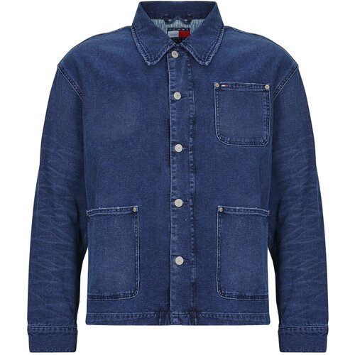 Tommy Jeans Jeans jakne CHORE JACKET CI9053 Modra Slike