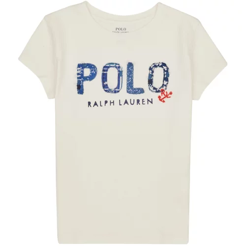 Polo Ralph Lauren Majice s kratkimi rokavi SS POLO TEE-KNIT SHIRTS-T-SHIRT Bela