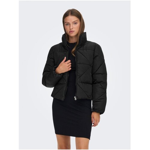 JDY Black quilted jacket Levi - Women Slike