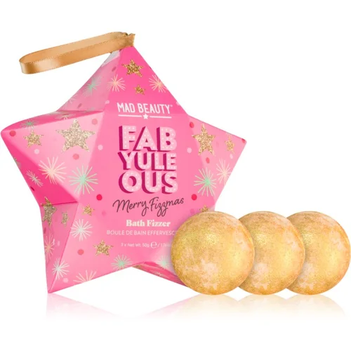 Mad Beauty FabYuleOus šumeća kugla za kupku 3x50 g