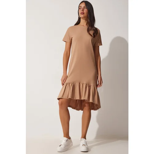 Happiness İstanbul Dress - Brown - A-line