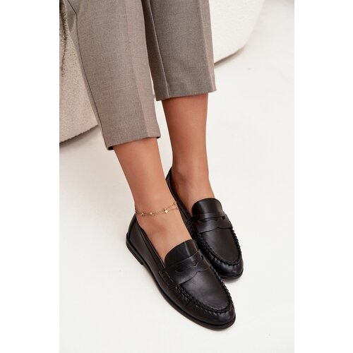 Boto Women Loafers Made of Eco Leather Black Lilith Slike