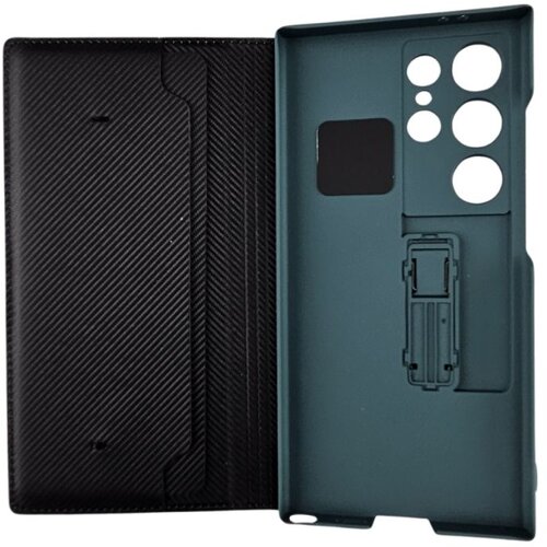 Futrola na preklop elegant holster za samsung S24 ultra/ maslinasta Slike