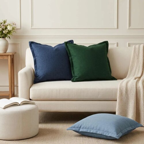  Jastuk s jastukom HOUTEN 2 kom. Traper plava Umjetni lan - Trapere plave boje 45 x 45 cm 2 Cijene