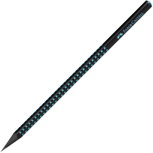 Olovka grafitna B Sparkle Midnight Faber-Castell 118268 crno tirkizna Cene