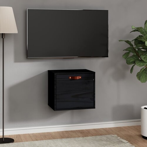 vidaXL Zidni ormarić crni 40 x 30 x 35 cm od masivne borovine Cijene