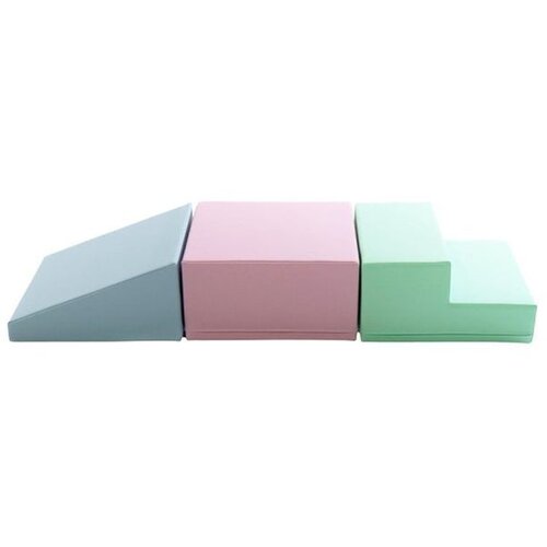 IGLU soft play set Mini Climbie, 3 elementa, pastelni Slike
