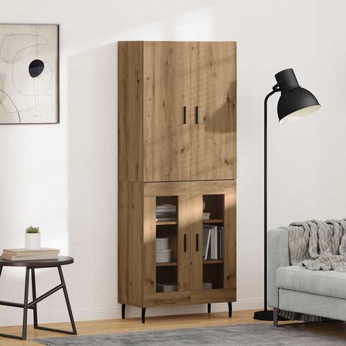  Highboard 2 pcs Staro drvo 69,5 x 34 x 180 cm Konstruirano drvo Cijene