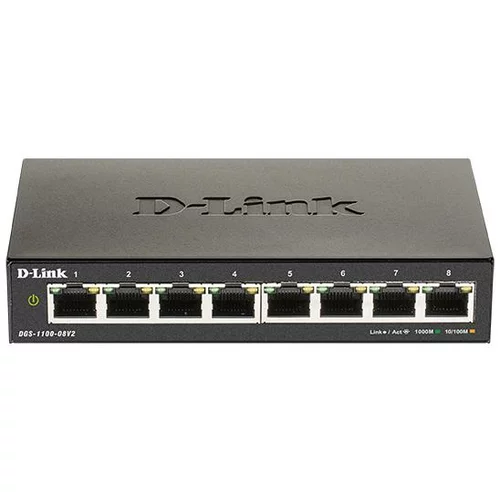 D-link switch web upravljivi PoE, DGS-1100-08PV2